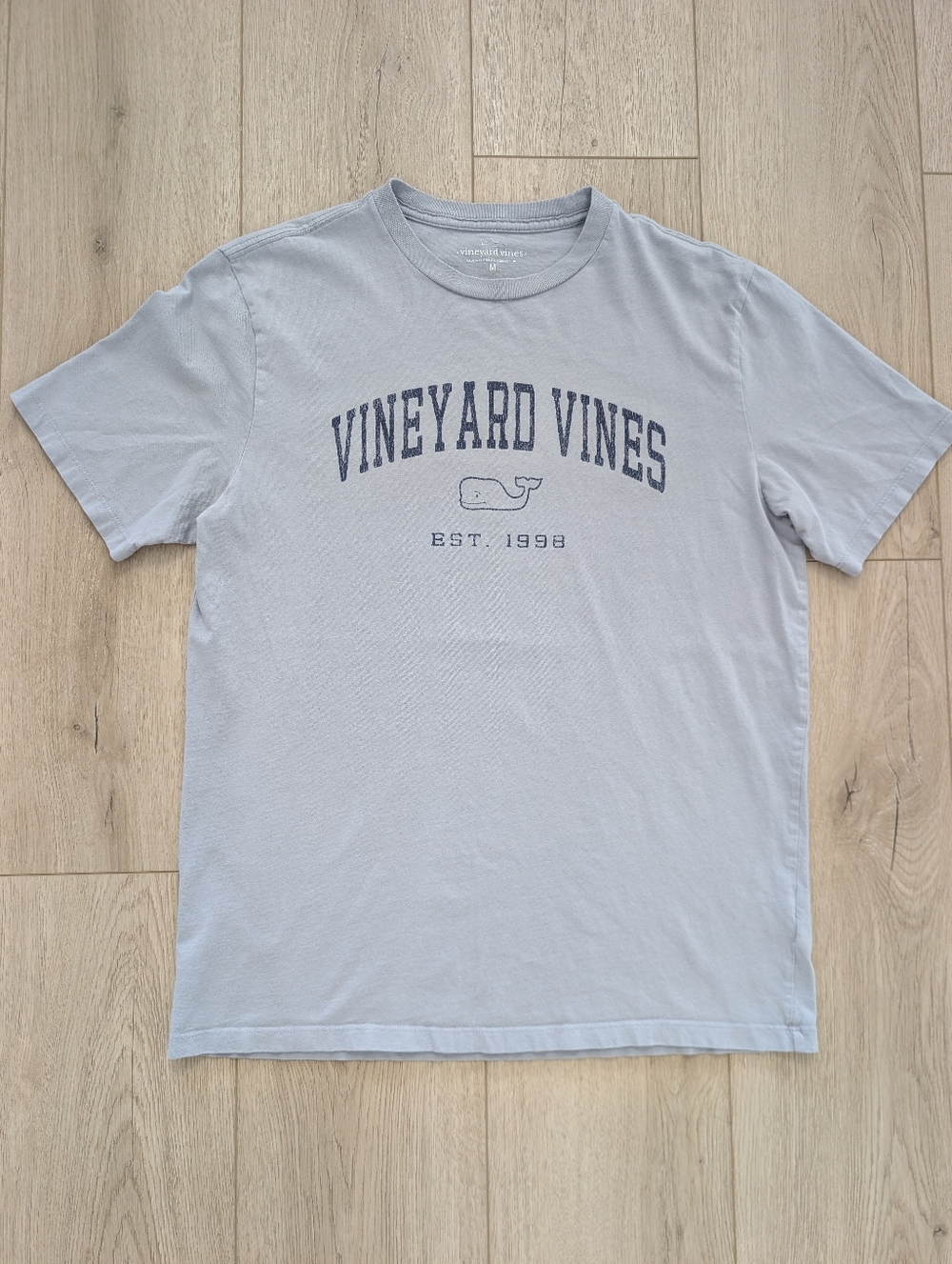 Vineyard Vines Men's Classic Logo Tee -  Gray | Size M